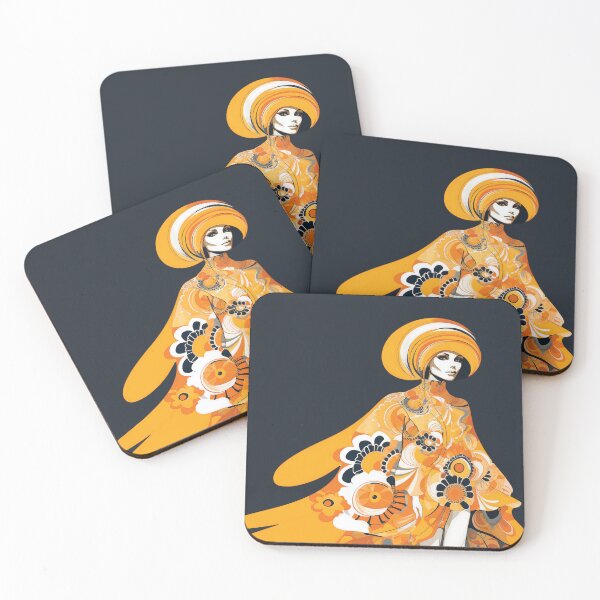 Item preview, Retro 1960s Chic Fashion designed and sold by Playing In Mud.