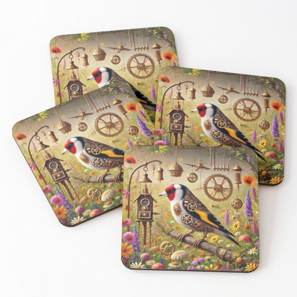 Item preview, Steampunk European Goldfinch designed and sold by Sillytoe.