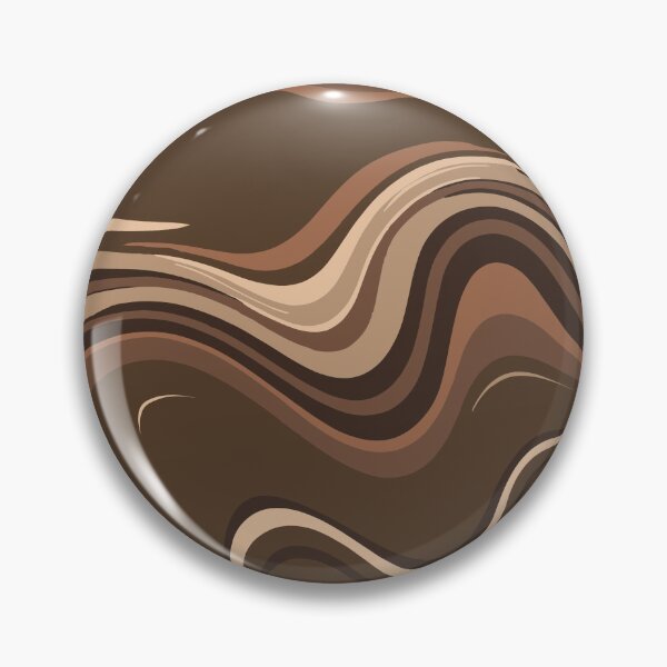 Item preview, Cozy Brown Swirls Design Like Hot Chocolate Liquid Swirls Abstract designed and sold by Beachy.