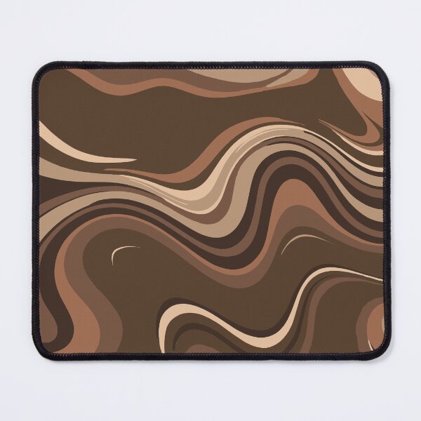 Item preview, Cozy Brown Swirls Design Like Hot Chocolate Liquid Swirls Abstract designed and sold by Beachy.