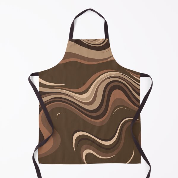 Item preview, Cozy Brown Swirls Design Like Hot Chocolate Liquid Swirls Abstract designed and sold by Beachy.