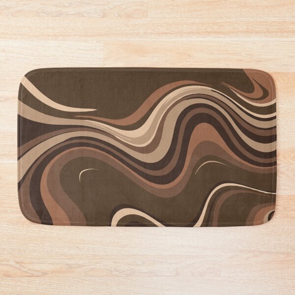Item preview, Cozy Brown Swirls Design Like Hot Chocolate Liquid Swirls Abstract designed and sold by Beachy.
