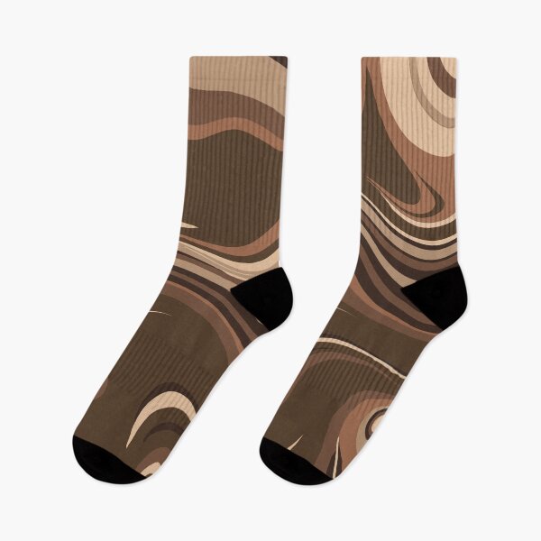 Item preview, Cozy Brown Swirls Design Like Hot Chocolate Liquid Swirls Abstract designed and sold by Beachy.