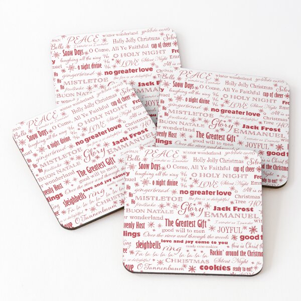Item preview, Holly Jolly Favorite Christmas Carols and Sentiments designed and sold by creativebeeshop.