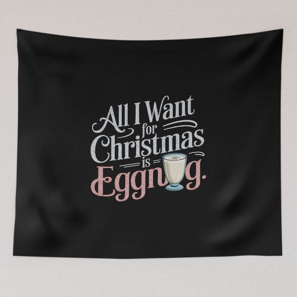 Item preview, All I Want for Christmas is Eggnog  designed and sold by These_Prints.