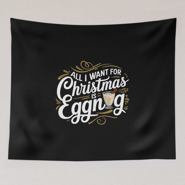 Item preview, All I Want for Christmas is Eggnog  designed and sold by These_Prints.