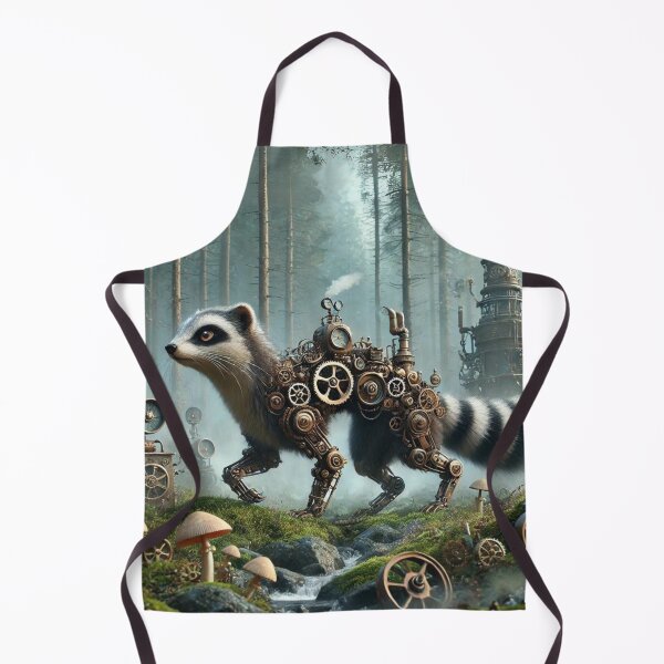 Item preview, Steampunk European Polecat designed and sold by Sillytoe.