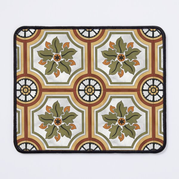 Item preview, Oak Floral Tile Reproduction designed and sold by MadeByGeeClowes.