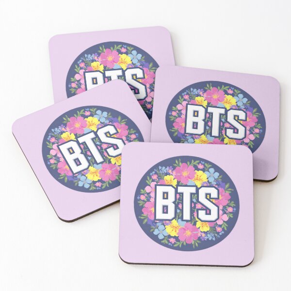 Item preview, Copy of BTS Floral Logo - Lavender Background designed and sold by SipandStan.