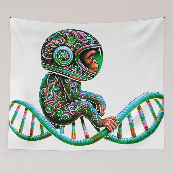 Artikelvorschau, DNA eines Affen entworfen und verkauft von Osher-BioArt.
