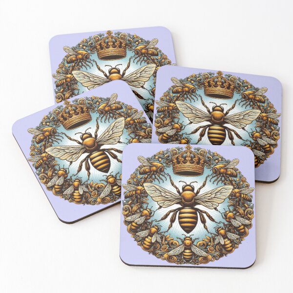 Item preview, The Queen Bee and her Kingdom designed and sold by figandroseco.