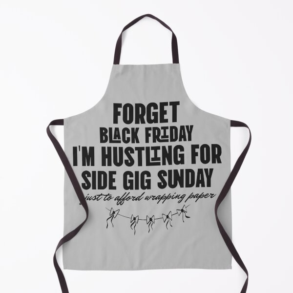 Item preview, Side Gig Sunday: Wrapping Paper Hustle in black designed and sold by AldenTees.