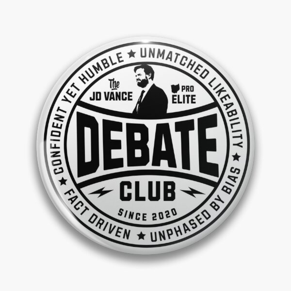 Item preview, The JD Vance Pro Elite Debate Club Funny Pro-Trump 2024 designed and sold by The Masked Designer.