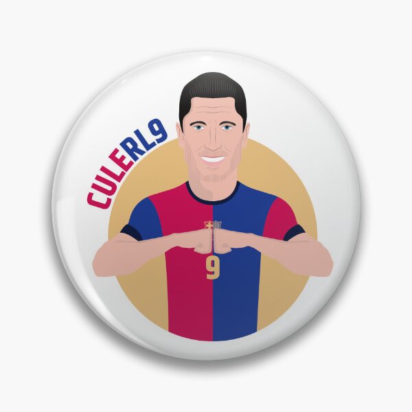 Item preview, Football celebration RL9 Barca cules Lewandowski designed and sold by vectorlove.