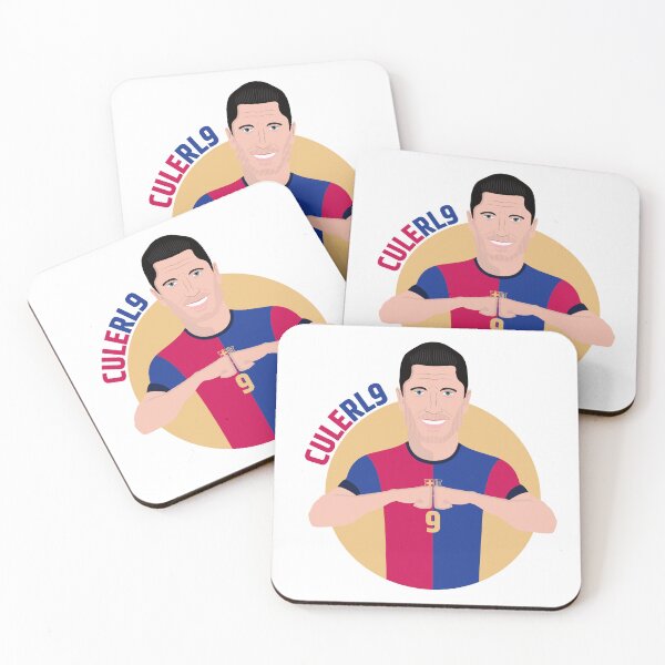 Item preview, Football celebration RL9 Barca cules Lewandowski designed and sold by vectorlove.