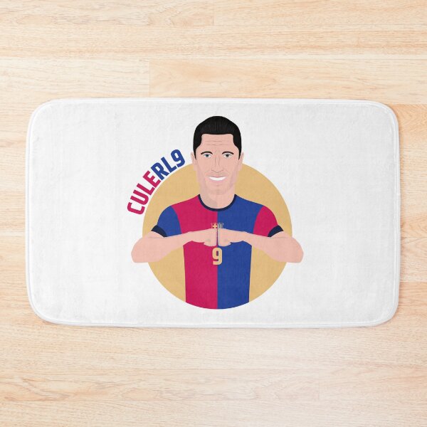 Item preview, Football celebration RL9 Barca cules Lewandowski designed and sold by vectorlove.