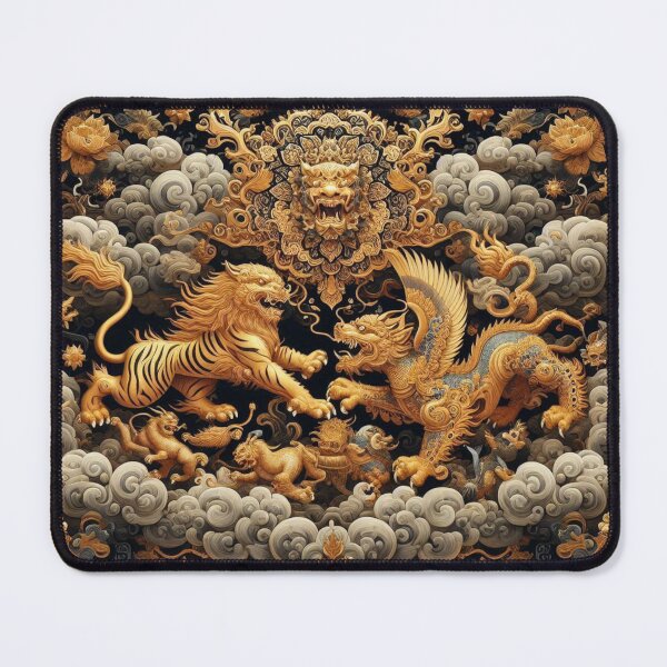 Item preview,   Lion vsTiger Traditional Chinese Painting designed and sold by Yas_oma.