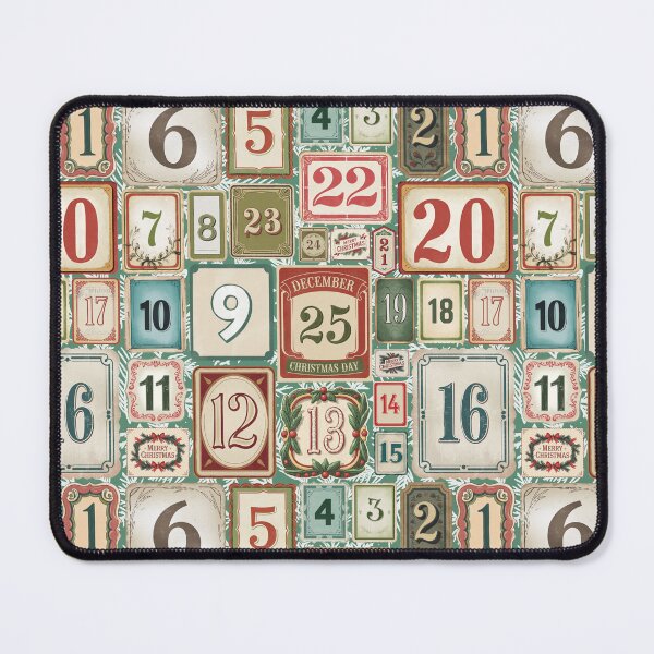 Item preview, Vintage Christmas Advent Calendar Numbers designed and sold by SparkSpiral.