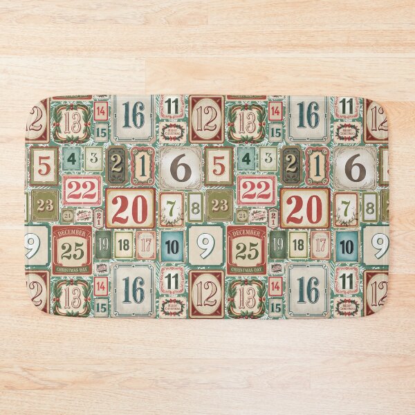 Item preview, Vintage Christmas Advent Calendar Numbers designed and sold by SparkSpiral.