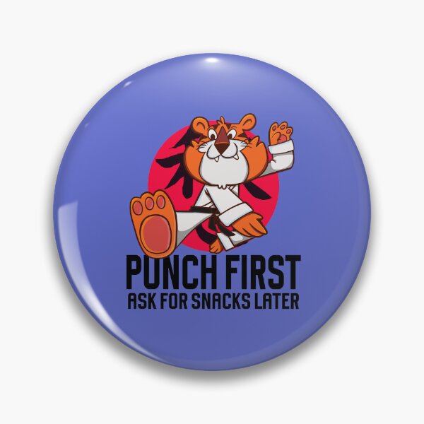 Item preview, Martial Arts Tiger : Punch Now Snack Later designed and sold by ImaginarStore.