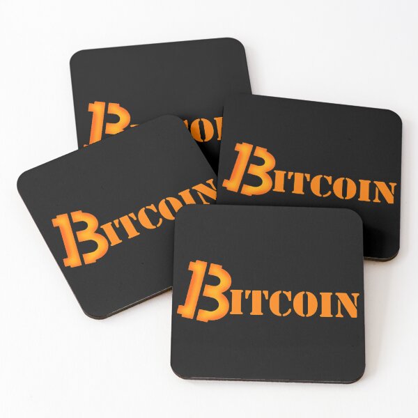 Item preview, Bitcoin Stencil Text designed and sold by Hot Yoga Life.