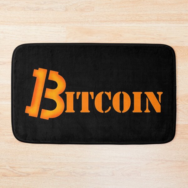 Item preview, Bitcoin Stencil Text designed and sold by Hot Yoga Life.