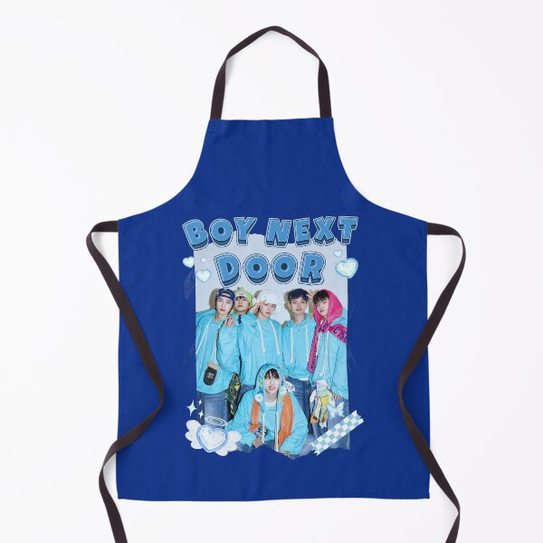 Item preview, Cute BOY NEXT DOOR Collage: Blue Kpop Vibes designed and sold by AJUNICE STUDIO.