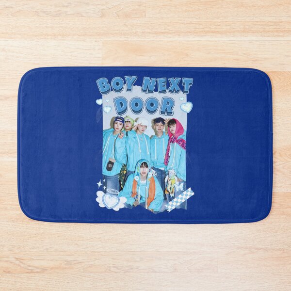 Item preview, Cute BOY NEXT DOOR Collage: Blue Kpop Vibes designed and sold by AJUNICE STUDIO.