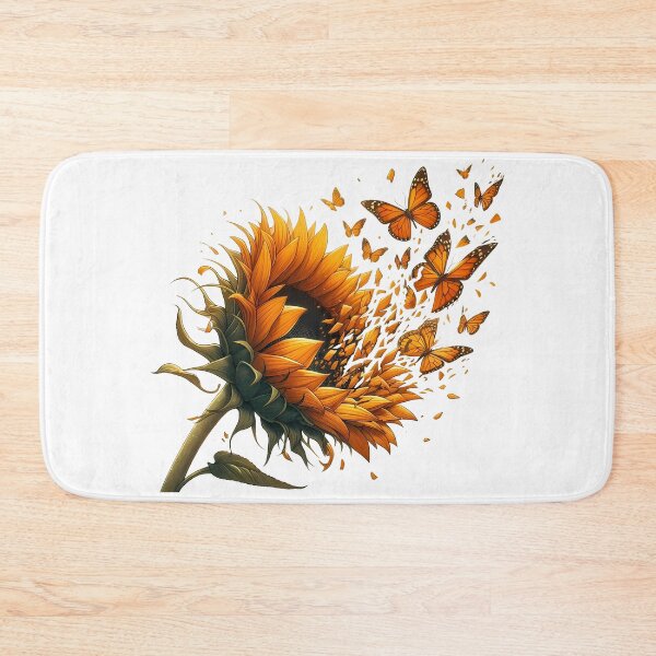 Item preview, Sunflower Transforming into Butterflies designed and sold by MuttsDesigns.