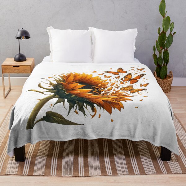 Item preview, Sunflower Transforming into Butterflies designed and sold by MuttsDesigns.