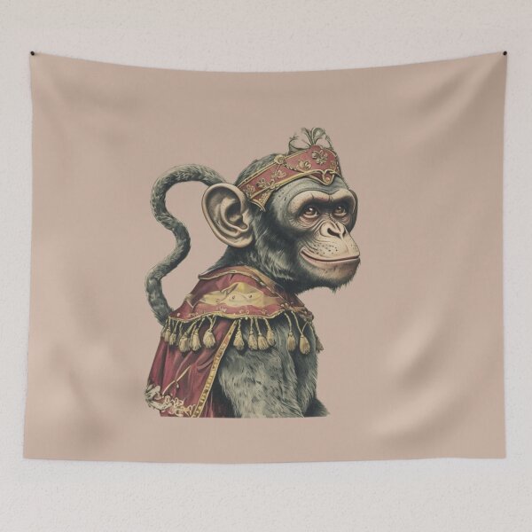 Item preview, Demented Old Circus Monkey  designed and sold by artenvironments.