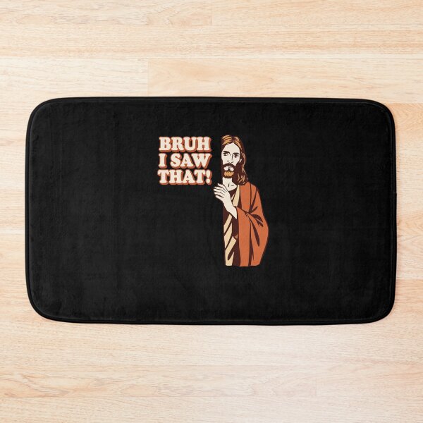 Item preview, Jesus Meme Quote Bruh I Saw That Judgment Day Humor designed and sold by elderberry.