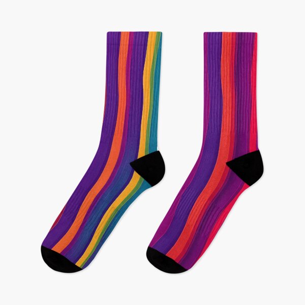 Item preview, PATTERN 061- COLORFUL STRIPES - Gift items and personal use / Purple, Pink, Rainbow Stripes, Fuchsia, Lines, Square, Abstract, Geometry,  Pattern, Art designed and sold by LumDesignArt.
