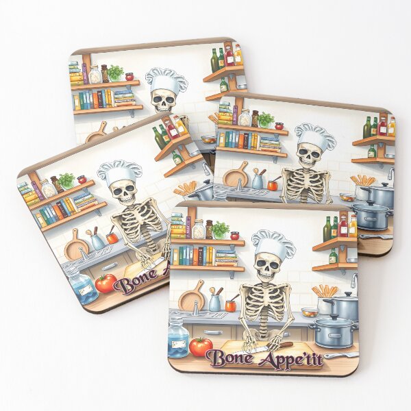 Item preview, Bone Appetit Skeleton in the Kitchen designed and sold by BougieSouthern.