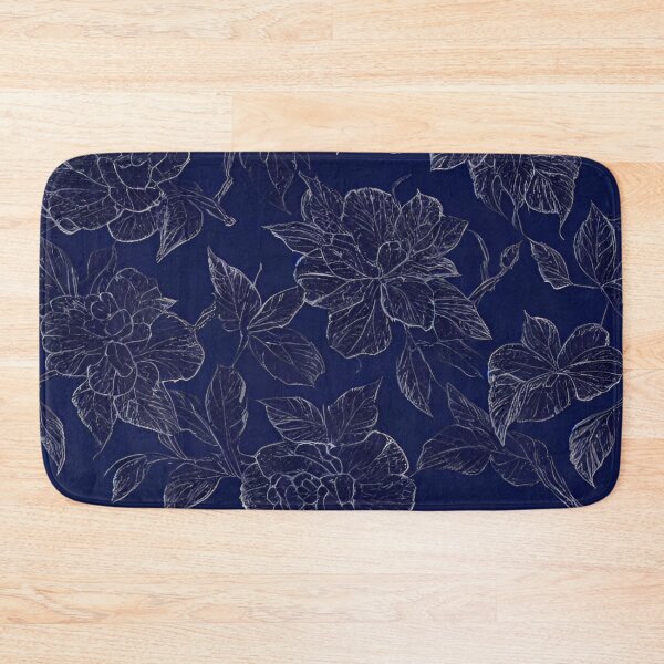 Item preview, Rich Blue Floral Design designed and sold by BubbleGalaxy.