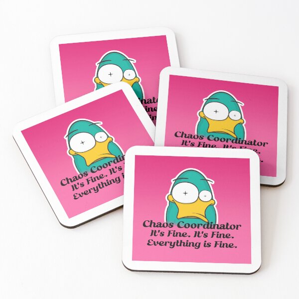 Item preview, Chaos Coordinator ... It's Fine .... designed and sold by Dark Angel Graphics.