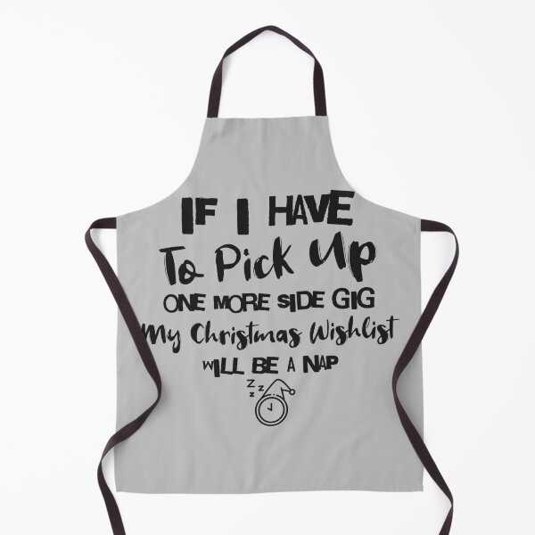 Item preview, Side Gig Wishlist: Nap Time for Christmas in black designed and sold by AldenTees.