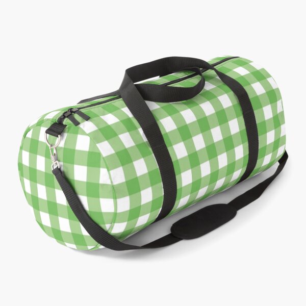 Item preview, Lime Green Gingham in Crisp White and Lime designed and sold by ModdiesColors.