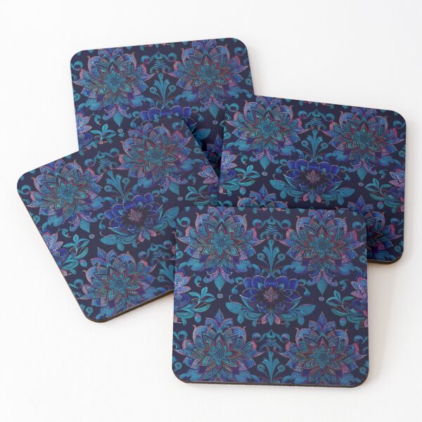 Item preview, Velvety Multicolored Floral Print designed and sold by BubbleGalaxy.