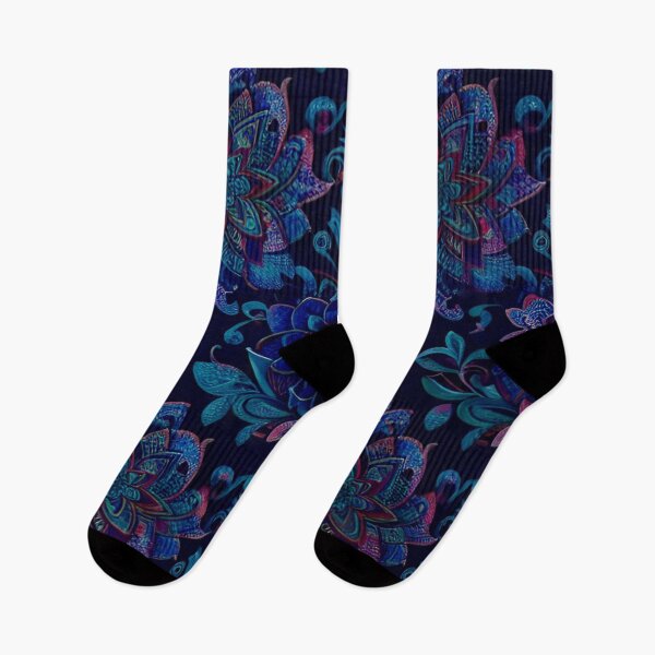 Item preview, Velvety Multicolored Floral Print designed and sold by BubbleGalaxy.