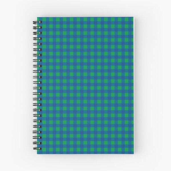 Item preview, Royal Blue Gingham in Vibrant Green and Navy designed and sold by ModdiesColors.