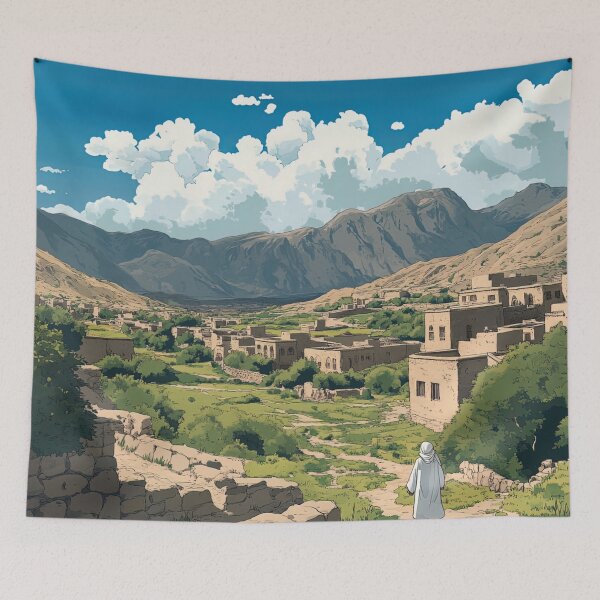 Item preview, Yemen landscape | Anime style designed and sold by ComicsFactory.