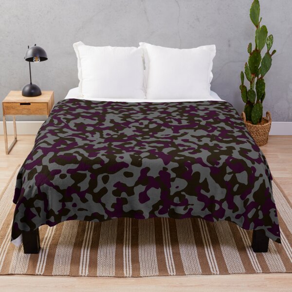 Item preview, Camuflaje granate intenso en marrón oscuro y gris designed and sold by ModdiesColors.