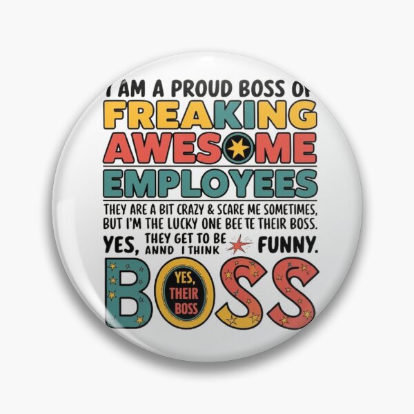Item preview, Funny Proud Boss Employee Appreciation Office Men Funny Boss designed and sold by SztylishDesigns.