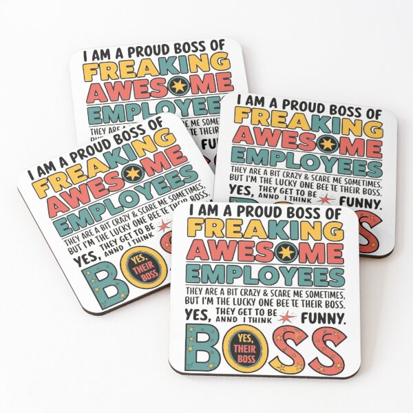 Item preview, Funny Proud Boss Employee Appreciation Office Men Funny Boss designed and sold by SztylishDesigns.