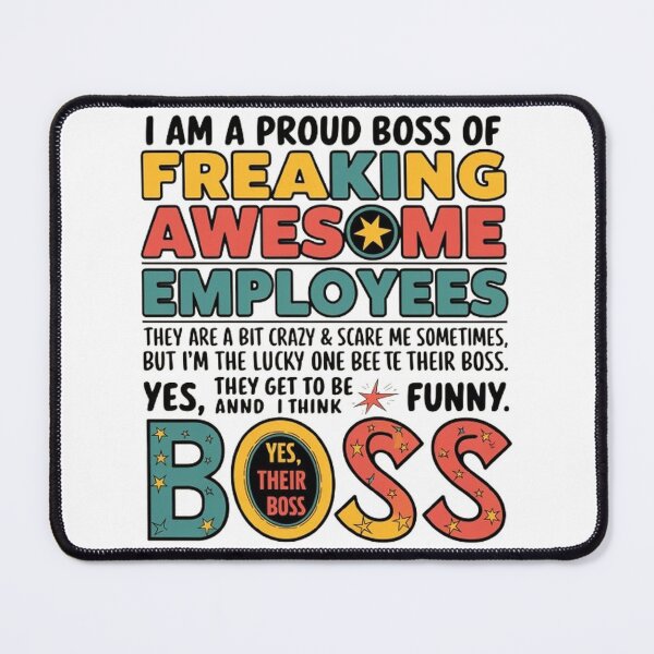 Item preview, Funny Proud Boss Employee Appreciation Office Men Funny Boss designed and sold by SztylishDesigns.