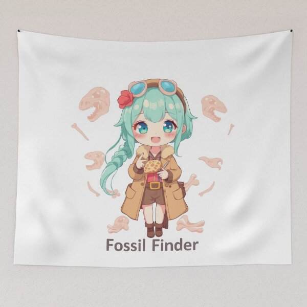 Item preview, Fossil Finder: Cute Anime Paleontologist Girl designed and sold by duke818.
