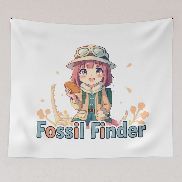 Item preview, Fossil Finder: Cute Anime Paleontologist Girl designed and sold by duke818.
