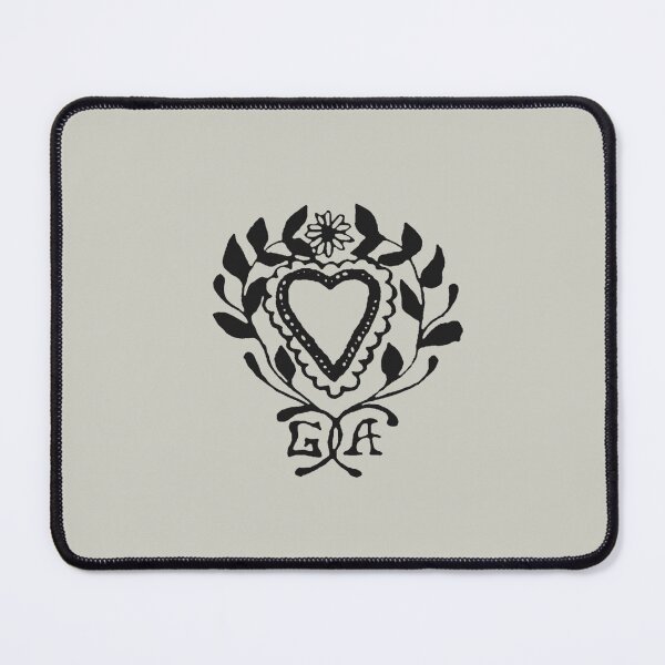 Item preview, GA Heart Lace Daisy Flower Emblem Laurel designed and sold by aestheticqueen.