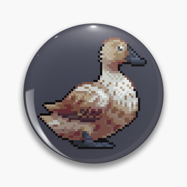 Item preview, pixel harlequin duck designed and sold by Shalmons.